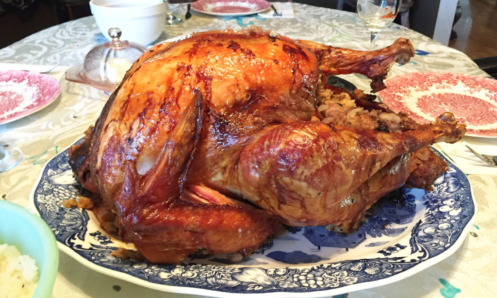 Turkey with Gluten Free Stuffing.