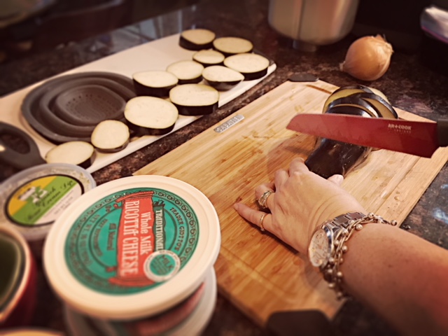 Gluten Free Eggplant Parmesan - Preparation